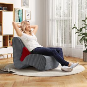 Lounge Chair for Adult,Soft 28D Sponge Core,Skin-Friendly Dutch Velvet Fabric