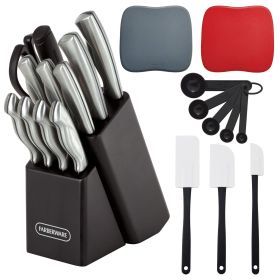6-Piece Knife Set, Stainless Steel Black Professional Kitchen Knife Set for Chef, Super Sharp Knife Set with Universal Knife Block for Home Resta