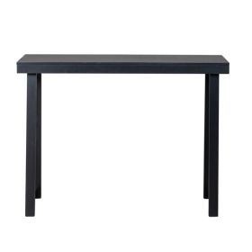 43.3 Inch Solid Wood Console Table for Entryway, Sofa Table Narrow Entryway Table for Hallway, Behind The Couch, Living Room, Foyer, Black