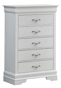 Lorana G6590-CH Chest , Silver Champagne