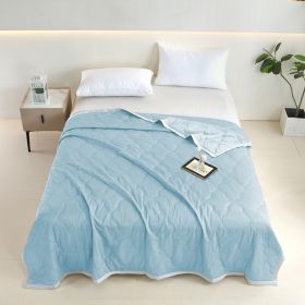 1pc Innovative Soundwave Design Ultra Soft Thin Quilt, Cozy & Breathable All-Season Reversible Comforter For Hot Sleepers, Ideal Lightweight Bedd (Option: 200X230cm)